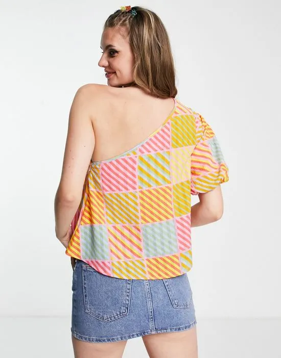 https://images.styletyx.com/images/asymmetric-puff-sleeve-one-shoulder-swing-top-in-textured-check-native-youth-1888877_2.webp