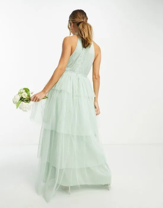 https://images.styletyx.com/images/bridesmaid-halterneck-tulle-maxi-dress-with-tiered-skirt-in-mint-green-vila-1003801197_4.webp