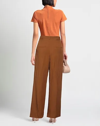 https://images.styletyx.com/images/brown-plain-weave-casual-pants-cinqrue-3207883_3.webp