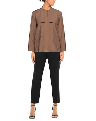 https://images.styletyx.com/images/brown-plain-weave-solid-color-shirts-blouses-les-copains-1413409_2.webp