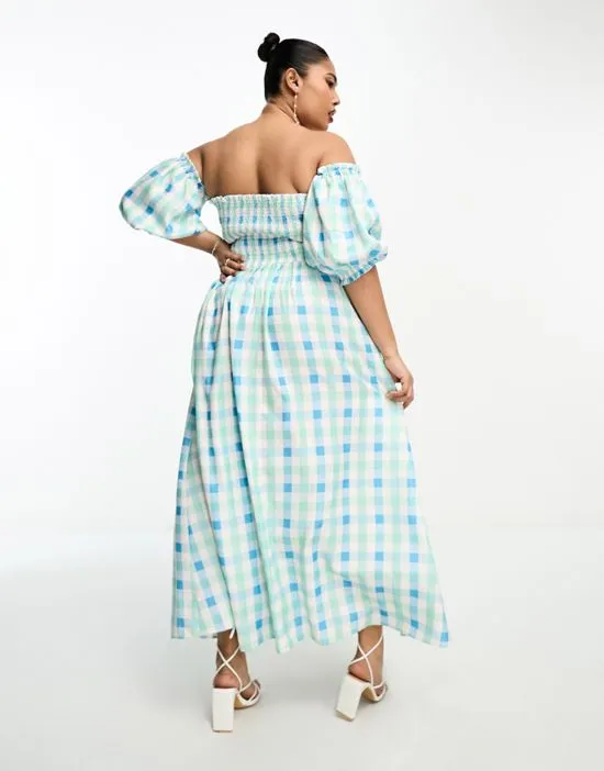 https://images.styletyx.com/images/check-off-shoulder-shirred-maxi-dress-in-blue-the-frolic-plus-383621217_2.webp