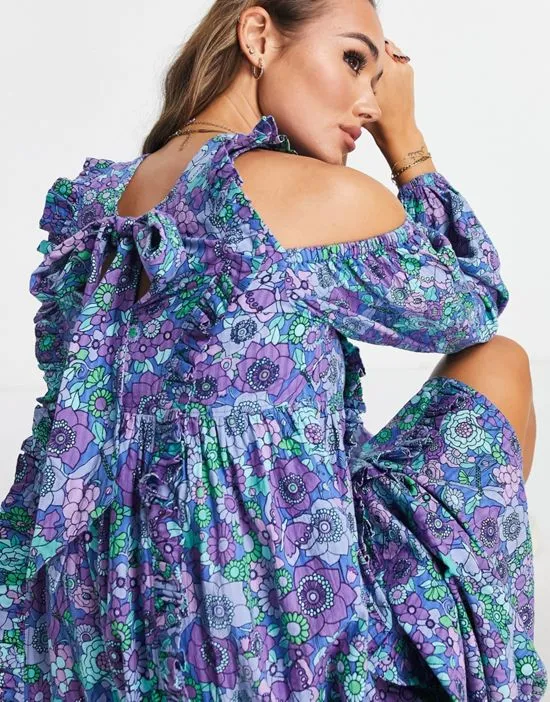 https://images.styletyx.com/images/cotton-textured-floral-cold-shoulder-midi-dress-in-blue-damson-madder-3083655_2.webp