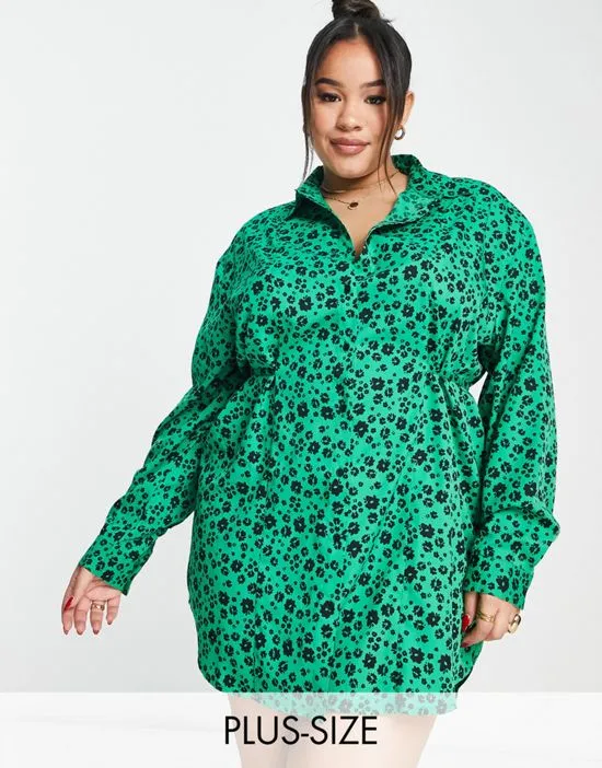 https://images.styletyx.com/images/ditsy-floral-belted-mini-shirt-dress-in-emerald-green-wednesday-s-girl-curve-13063134_1.webp