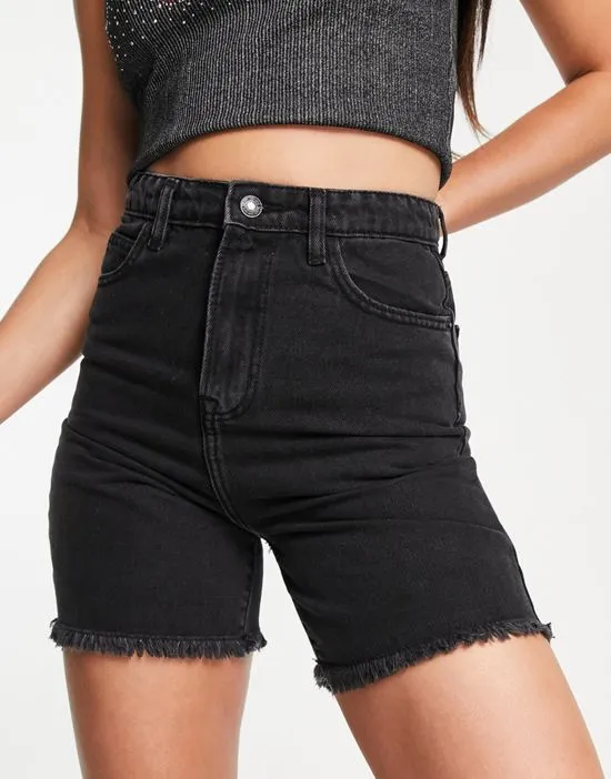 https://images.styletyx.com/images/dtt-tall-longline-denim-shorts-with-raw-hem-in-washed-black-don-t-think-twice-tall-2804844_2.webp