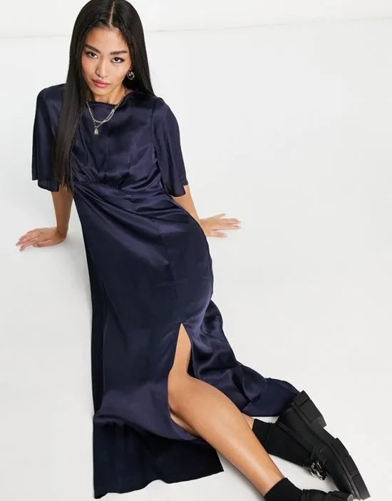 https://images.styletyx.com/images/flutter-sleeve-midi-dress-with-lace-trim-in-dark-navy-influence-13093846_4.webp