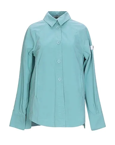 https://images.styletyx.com/images/light-green-cotton-twill-solid-color-shirts-blouses-peuterey-2444023_1.webp