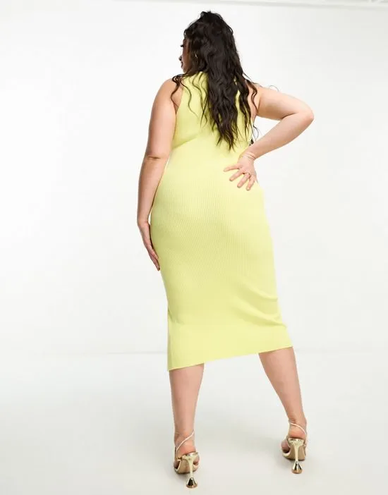 https://images.styletyx.com/images/midi-dress-with-twist-high-neck-and-side-slit-in-yellow-the-frolic-plus-17334258_3.webp