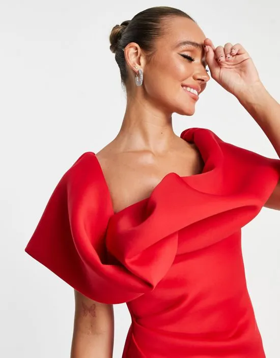 https://images.styletyx.com/images/one-shoulder-bubble-detail-midi-pencil-dress-in-red-asos-design-3120749_4.webp