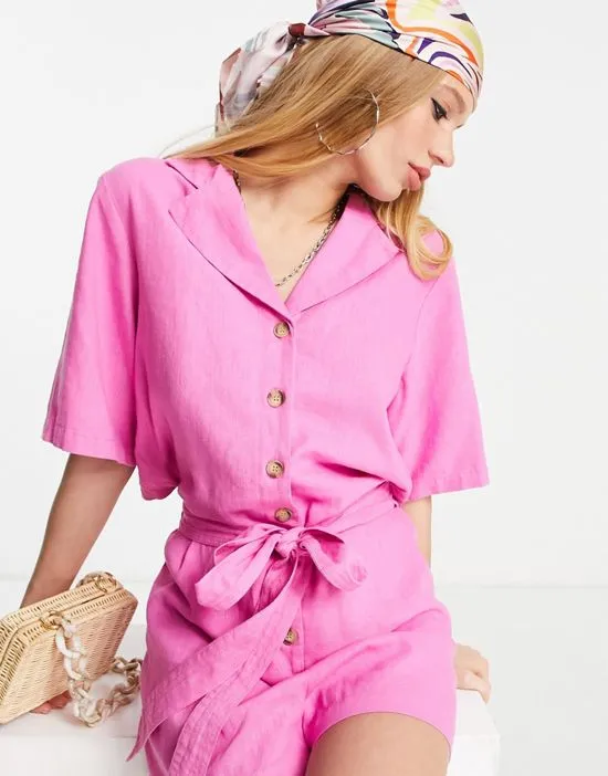 https://images.styletyx.com/images/open-back-linen-look-shirt-romper-in-pink-only-1754425_2.webp