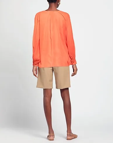 https://images.styletyx.com/images/orange-plain-weave-solid-color-shirts-blouses-momoni-13083844_3.webp