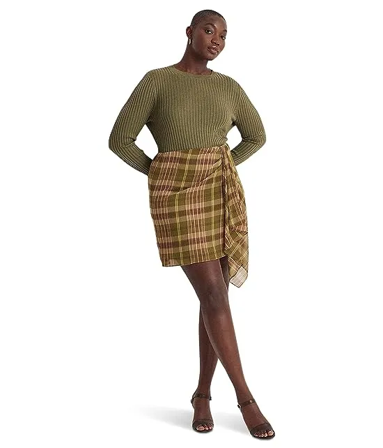 https://images.styletyx.com/images/plus-size-plaid-ruffle-trim-georgette-skirt-ralph-lauren-1980972318_4.webp