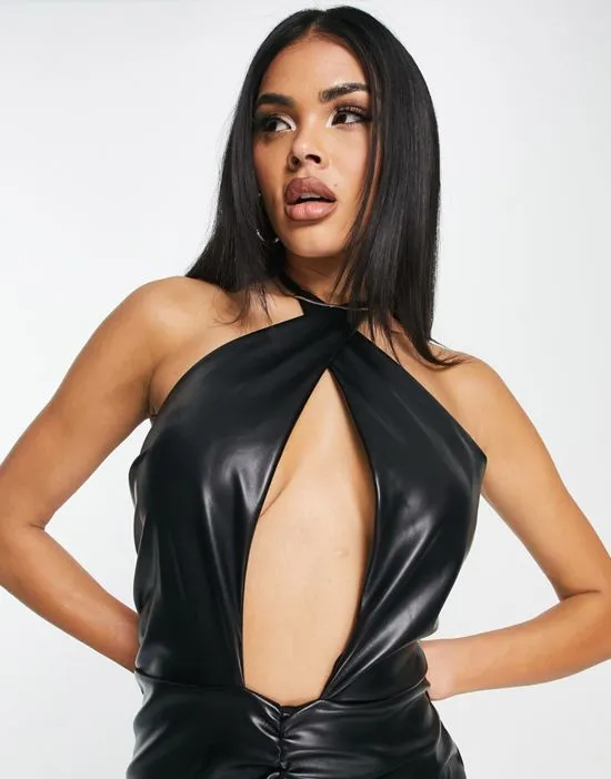 https://images.styletyx.com/images/pluto-pu-halter-neck-ruched-front-mini-dress-in-black-afrm-12999590_3.webp