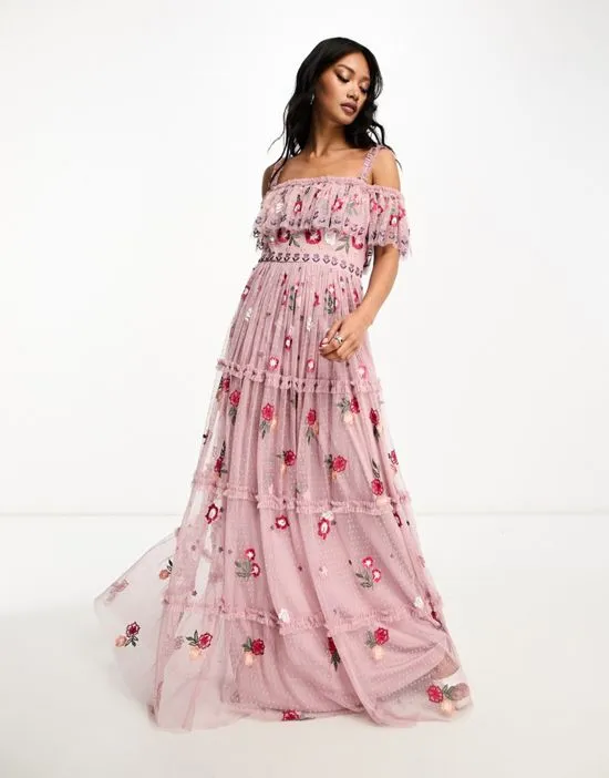 https://images.styletyx.com/images/premium-embroidered-bardot-maxi-dress-with-full-skirt-in-pink-multi-maya-1004948780_4.webp