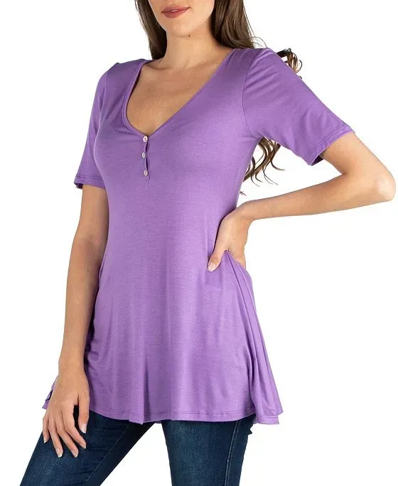 https://images.styletyx.com/images/quarter-sleeve-tunic-top-with-button-detail-24seven-comfort-apparel-1889846_5.webp