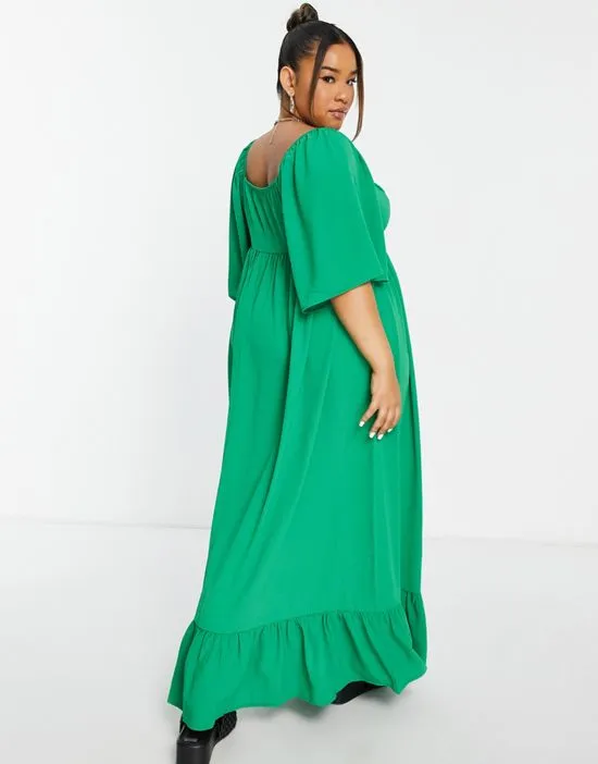https://images.styletyx.com/images/ruched-front-midi-dress-in-green-yours-13377321_3.webp