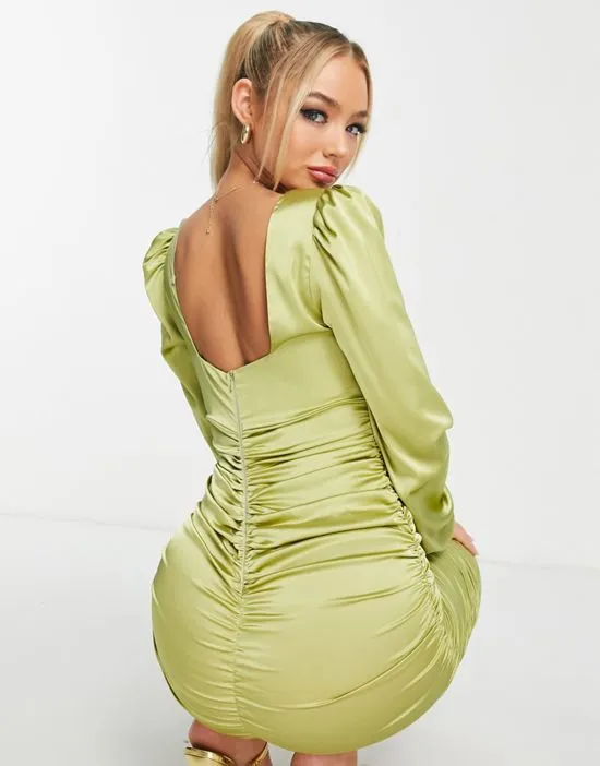 https://images.styletyx.com/images/satin-long-sleeve-ruched-side-midi-dress-in-lime-ax-paris-2133521_3.webp