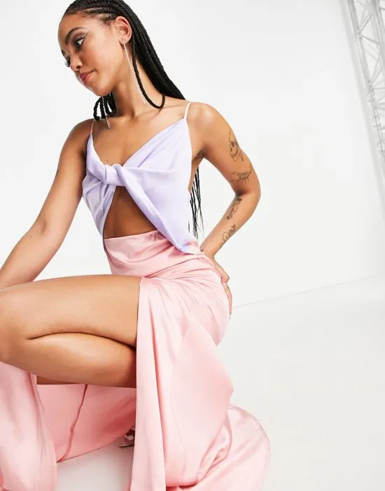 https://images.styletyx.com/images/satin-twist-front-maxi-dress-with-split-color-block-blue-and-pink-liquorish-2504674_3.webp