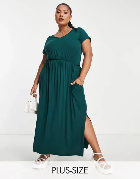https://images.styletyx.com/images/smock-midi-dress-with-pockets-in-dark-green-yours-1831801_1.webp