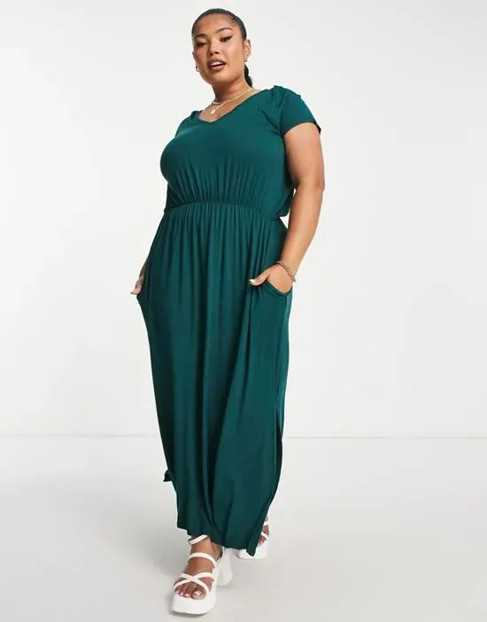 https://images.styletyx.com/images/smock-midi-dress-with-pockets-in-dark-green-yours-1831801_4.webp
