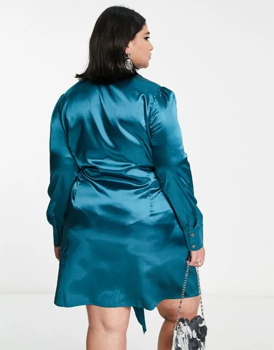 https://images.styletyx.com/images/urban-threads-plus-satin-tie-front-shirt-dress-in-teal-urban-threads-curve-12999855_2.webp