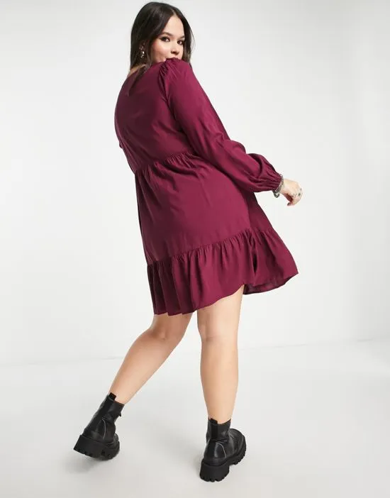 https://images.styletyx.com/images/urban-threads-plus-smock-mini-dress-with-tie-front-in-burgundy-urban-threads-curve-2429724_2.webp