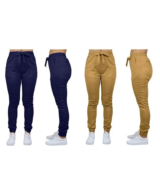 https://images.styletyx.com/images/women-s-basic-stretch-twill-joggers-pack-of-2-galaxy-by-harvic-2128553_12.webp