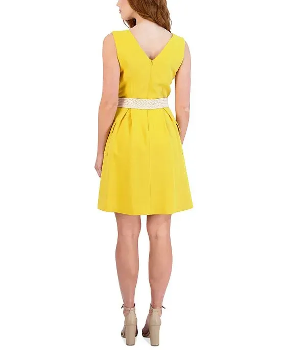 https://images.styletyx.com/images/women-s-belted-v-neck-sleeveless-dress-donna-ricco-255720063_2.webp