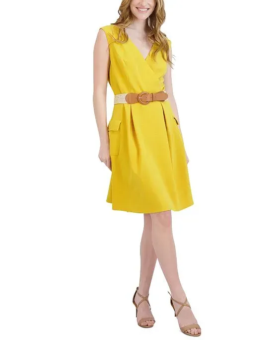 https://images.styletyx.com/images/women-s-belted-v-neck-sleeveless-dress-donna-ricco-255720063_3.webp