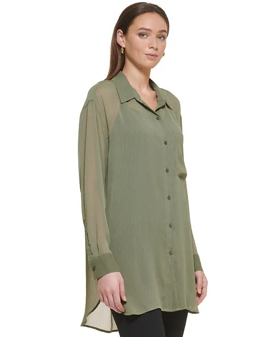 https://images.styletyx.com/images/women-s-chiffon-button-front-long-sleeve-blouse-dkny-12977675_3.webp