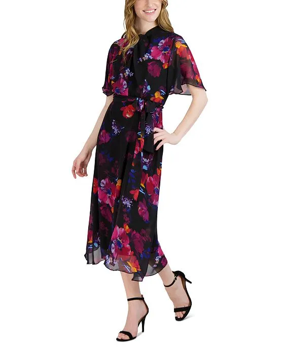https://images.styletyx.com/images/women-s-floral-print-belted-flutter-sleeve-dress-donna-ricco-2549433_3.webp