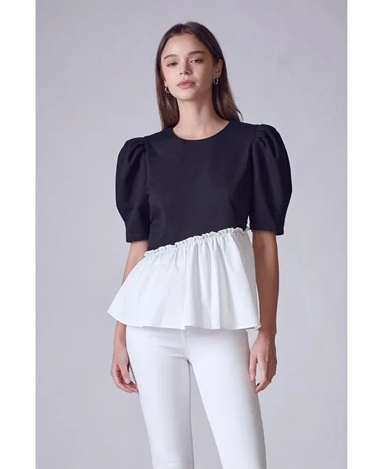 https://images.styletyx.com/images/women-s-mixed-media-peplum-contrast-top-english-factory-13333755_2.webp