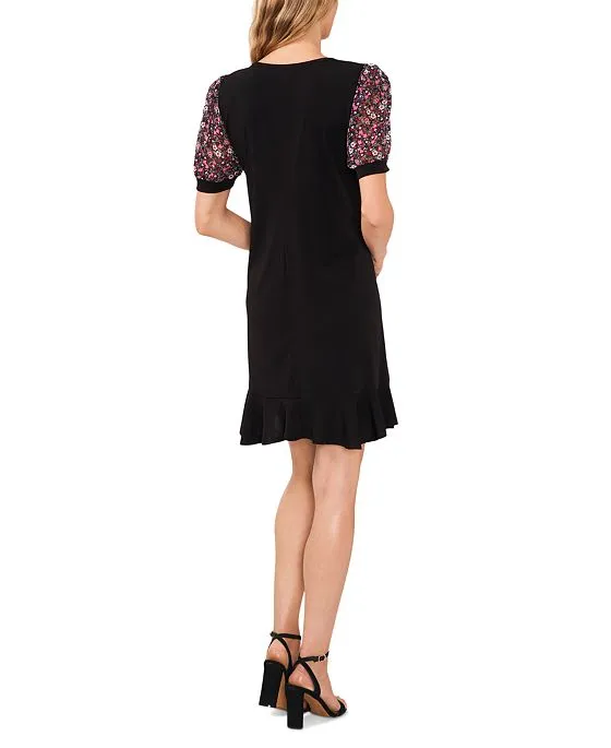 https://images.styletyx.com/images/women-s-mixed-media-puff-sleeve-dress-cece-1960672095_2.webp