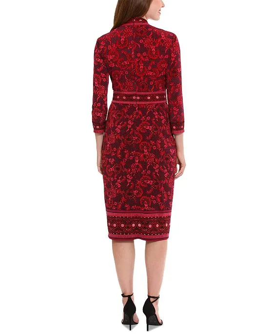 https://images.styletyx.com/images/women-s-placed-print-3-4-sleeve-jersey-sheath-dress-london-times-1908767547_2.webp
