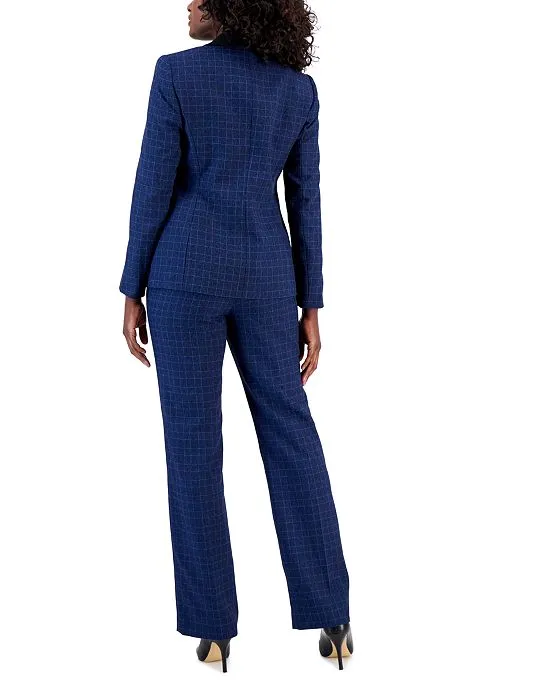 https://images.styletyx.com/images/women-s-plaid-one-button-contrast-collar-pantsuit-regular-petite-sizes-le-suit-623520271_2.webp