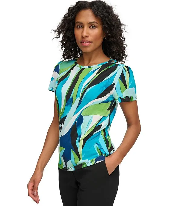 https://images.styletyx.com/images/women-s-printed-high-neck-short-sleeve-top-dkny-875494923_3.webp