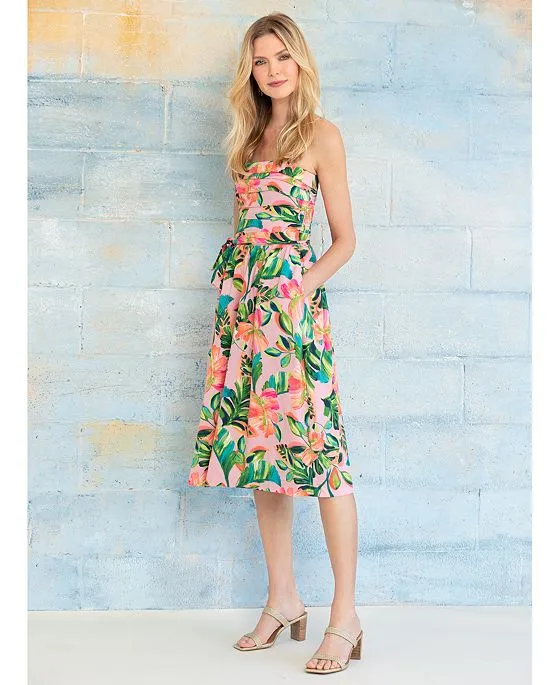 https://images.styletyx.com/images/women-s-printed-pleated-top-belted-a-line-dress-kensie-13426194_4.webp