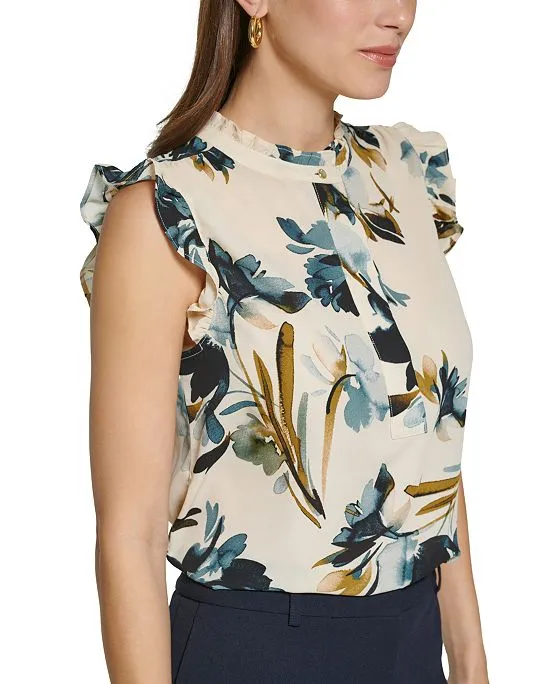 https://images.styletyx.com/images/women-s-printed-quarter-button-round-neck-top-dkny-2558717_4.webp