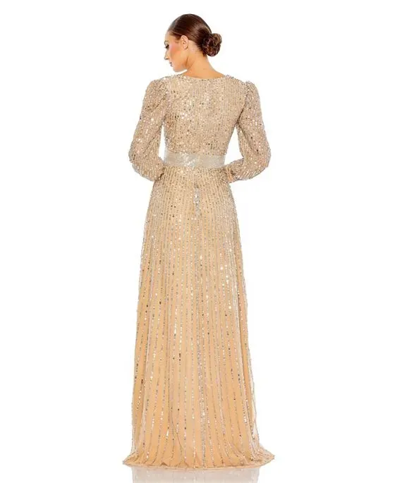 https://images.styletyx.com/images/women-s-sequined-wrap-over-bishop-sleeve-gown-mac-duggal-875604994_13.webp