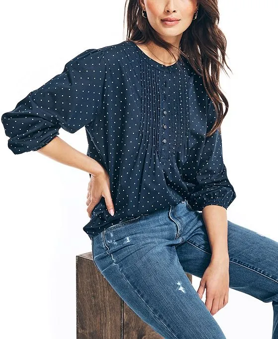 https://images.styletyx.com/images/women-s-split-neck-popover-top-nautica-2419082_4.webp