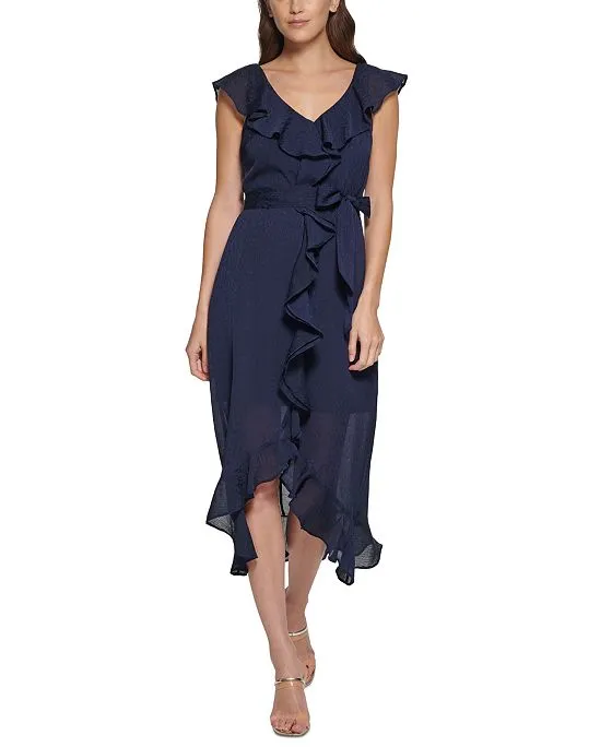 https://images.styletyx.com/images/women-s-v-neck-tie-waist-sleeveless-ruffled-dress-dkny-13273161_1.webp