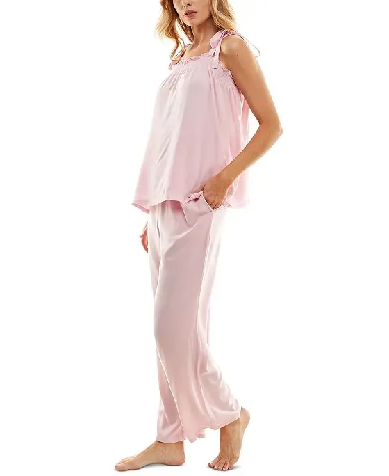 https://images.styletyx.com/images/women-s-woven-tie-strap-tank-pajamas-set-roudelain-13291625_3.webp