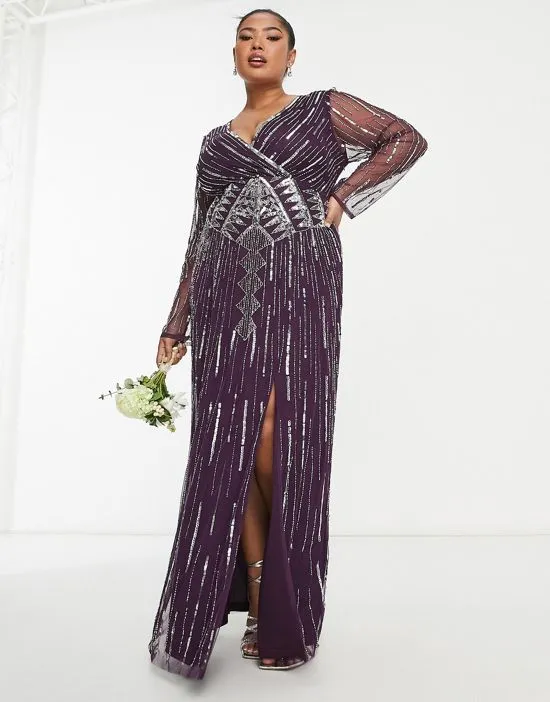 https://images.styletyx.com/images/wrap-front-maxi-dress-in-dark-plum-frock-and-frill-plus-13020164_4.webp