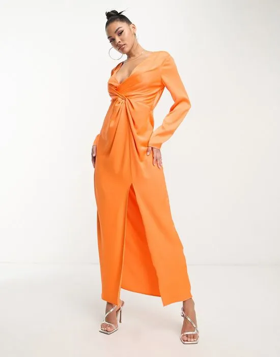 https://images.styletyx.com/images/x-klara-hellqvist-satin-twist-front-plunge-maxi-dress-in-sunset-orange-something-new-1003667301_4.webp