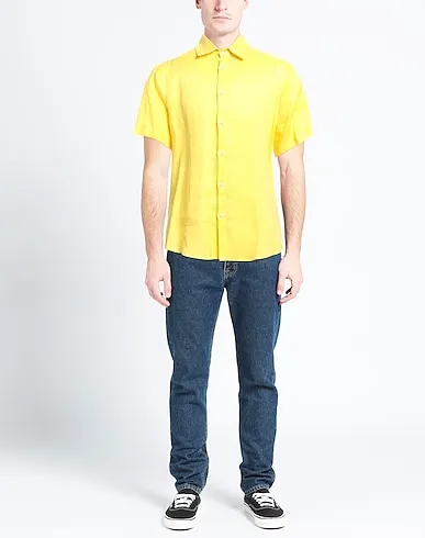 https://images.styletyx.com/images/yellow-plain-weave-linen-shirt-c-9-3-15170197_2.webp